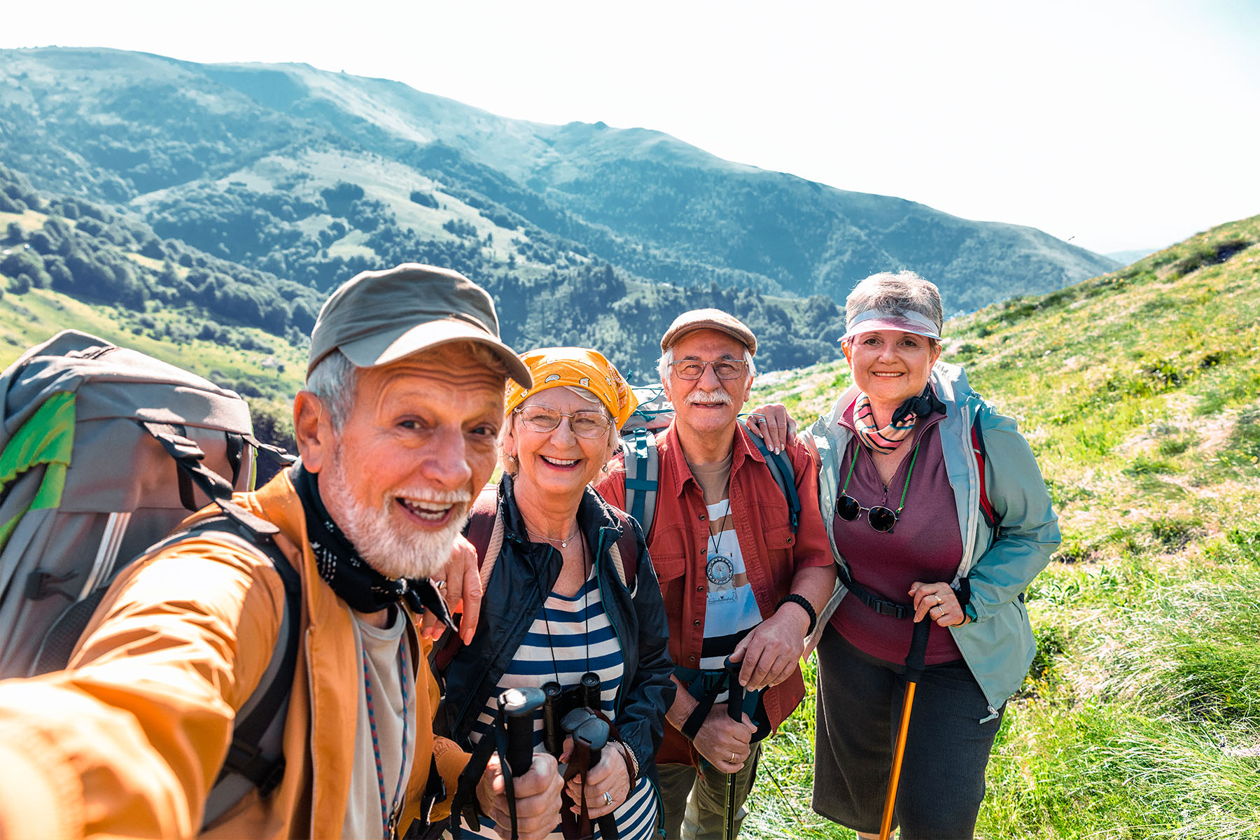 beltone rely group hiking selfie
